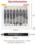evpct 8Pcs Cream Eye Shadow Brightener Sticks Set for Eyes, Silver Champagne Golden Rose Sand Bronze Gold Orchid Pink Deep Mauve Shimmer Matte Pencil Eye shadow Crayon Applicator Stick Palette Makeup