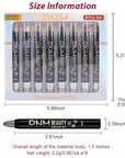 8Pcs Cream Eye Shadow Brightener Stick Makeup Set, Champagne Pearl Taupe Bronze Cocoa Stone Putty Smoky Amethyst Shimmer Matte Eyeshadow Eyeliner Pencil Applicator Stick Palette Makeup for Older Women