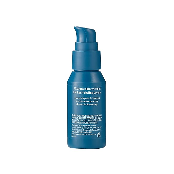 Harry's Hydrating Night Lotion, Night Moisturizer for Face, Lightweight 1.7 Fl Oz, 2 Pack