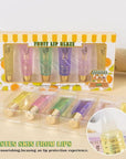 6 Pcs Ultra-Hydrating Lip Gloss Set with Vitamin Oils | High-Shine, Non-Sticky Lip Balm for Smooth, Nourished Lips (6pcs-clear fruit lip gloss kit, pack of 6)