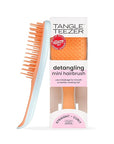 Tangle Teezer Ultimate Detangler Hairbrush, Eliminates Knots & Reduces Breakage, Mini Hair Brush for Travel, Small Hands & All Hair Types, Ice Blue & Sweet Orange