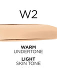 L'Oreal Paris True Match Super-Blendable Foundation, Medium Coverage Liquid Foundation Makeup, W2, Light, 1 Fl Oz