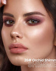 evpct Orchid Shimmer Cream Eye Shadow Brightener Sticks Set for Eyes, Orchid Shimmery Matte Pencil Eye shadow Applicator Stick Pen Palette Makeup Waterproof sombras en crema para ojos 26#