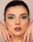Boobeen Waterproof Eyeshadow Stick Crayon - Shimmer Cream Eyeshadow Pen for Glitter Eye Makeup, Easy to Use (012#)