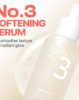numbuzin No.3 Skin Softening Serum, Fermented Serum for Skin Texture & Pores, Bifida & Galactomyces, Niacinamide, Adenosine, Panthenol, Fragrance-Free, 1.69 fl oz (50ml)