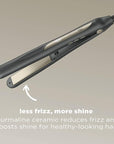 INFINITIPRO by CONAIR Tourmaline Ceramic Flat Iron, 1-inch Digital Flat Iron
