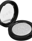 ISMINE Single Eyeshadow Powder Palette (SILVER GRAY) Shimmer Gray, High Pigment, Longwear Single Grey Eye Makeup for Day & Night (#14)