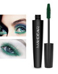 Maydear Dark Green Waterproof Long Lasting Smudgeproof Mascara for Women's Eye Makeup