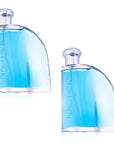 Nautica Blue Eau De Toilette Spray for Men 3.40 oz (Pack of 2)