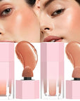 evpct 2Pcs Soft Cream Velvet Liquid Blush Makeup & D113