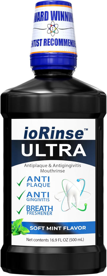 ioRinse Ultra Mouthwash is The Choice of 1,000s of Dentists as The Mouth Wash for Adults and Kids Oral Care and Hygiene. It's an Alcohol Free, Bad Breath Treatment and Gum mouthwash with Xylitol.