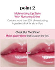 ETUDE Glow Fixing Tint #5 Mauvement | Non-sticky Glossy Shine Lip stain | Fills up with comfortable moisture | Tinting for dry lips
