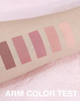 evpct 5 Colors Matte Nude Eye Shadow Palette Makeup for Older Women, Nude Pink Rose Mauve Brown Cocoa Matte Cream Mini Eyeshadow Palette for Blue Green Eyes, Contour Makeup Palettes, sombras de ojos