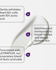 AmLactin KP Bumps Be Gone - 3 oz Keratosis Pilaris Moisturizing Cream with 15% Lactic Acid - Exfoliator and Moisturizer for Dry, Rough and Bumpy Skin (Packaging May Vary)