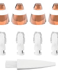 Eyebrow Hair Remover Replacement Heads for Finishing Touch Flawless Facial Hair Remover,Painless Replacement Blades for Flawless Brows Hair Removal,with Cleaning Brush,As Seen On Tv(4 Count).