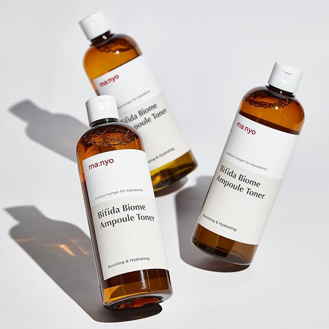 MANYO FACTORY Bifida Biome Ampoule Toner 13.5 fl oz (400ml) Moisturizing Toner for Face, 5-types-of Hyaluronic Acid, Daily Firmness, Korean Skincare for Women and Men