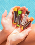 Panama Jack Sunscreen Lip Balm - SPF 45, Flavor Pack, Broad Spectrum UVA-UVB Sunscreen Protection, Prevents & Soothes Dry, Chapped Lips (Dreamsicle/Vanilla)