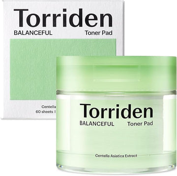 Torriden BALANCEFUL Toner Pads (60 Count) | Daily Exfoliating With PHA & LHA for Oily, Combo, and Sensitive Skin | 5D CICA, Panthenol