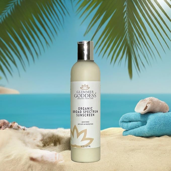 Glimmer Goddess Glow Organic Shimmer Sunscreen