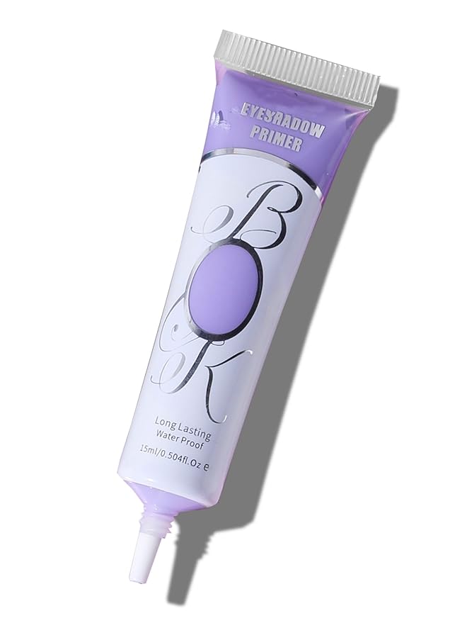 MAEPEOR Matte Eyeshadow Primer 6 Colors Prevent Oily Lids and Creasing Eye Primer Base Long-lasting Waterproof & Smudgeproof Eye Base Makeup for All Shadows (3 Violet)