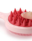Aethland 2 in 1 Scalp Massager Shampoo Brush for Hair Growth and Dandruff Removal, Hair Brush Scrubber Exfoliator with Soft Silicone Bristles for Both Wet and Dry Use