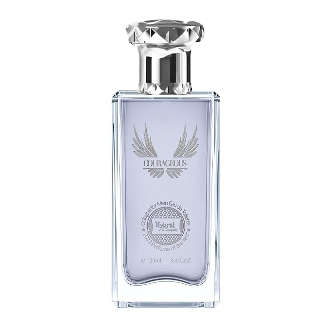 Hybrid & Company Courageous Pour Homme Eau De Toilette Natural Spray Vaporisateur,3.4FL.OZ