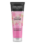 John Frieda Vibrant Shine, Shampoo, Hydrating Shampoo with Rosehip Oil for Glossy & Shiny Hair, Enhances Shine for Radiant, Glossy Hair Across All Shades, Styles, & Textures, 8.45 Oz