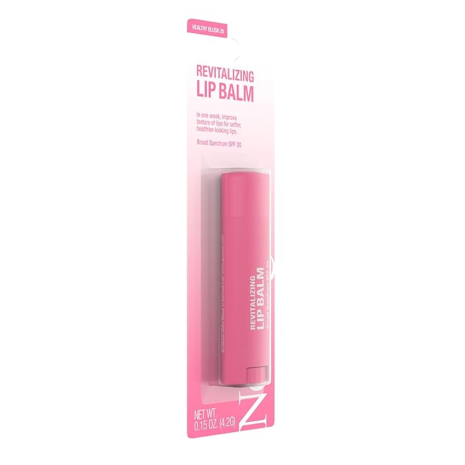 Neutrogena Revitalizing Tinted Lip Balm Broad Spectrum SPF 20 Sunscreen, Moisturizing Lip Balm with a Sheer Tint for Softer, Smoother, Healthier-Looking Lips, Sheer Healthy Blush 20, .15 oz