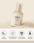 SKINFOOD Rice Serum, 48 Hours Fermented Rice Water Skincare Korean Serum for Face, Korean Rice Skincare for Natural Glow Glass Skin, Pore Minimizer, Rice Water Bright, 55ml/1.86fl.oz.