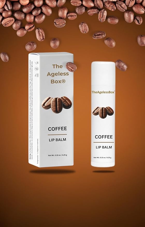 Lip Balm – Natural Moisturizing Lip Care, Organic Plant-Based Formula with Cold-Pressed Oils & Antioxidants, Vegan, Cruelty-Free (4.25 gm, coffee)