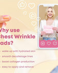 Chest Wrinkle Patches Reusable | Anti-Aging Patches for Fine Lines | Long-Lasting Wrinkle Pads for a Youthful Appearance | Skin-Safe Chest Care Solution | Includes 4 Durable Pads for a Smooth Look 4ct