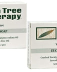 Tea Tree Therapy Vegetable Base Bar Soap, Eucalyptus, 2 count