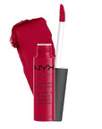 NYX PROFESSIONAL MAKEUP Soft Matte Lip Cream, Lightweight Liquid Lipstick - Monte Carlo (Deep Cranberry Red)