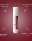 Natural Solution Lip Balm, Formulated with Cherry & Organic Shea Butter, Moisturizing Lip Care Multipack, Hydrating Moisturizer for Dry Lips, Organic Chapstick- 3 Count,6 Pieces