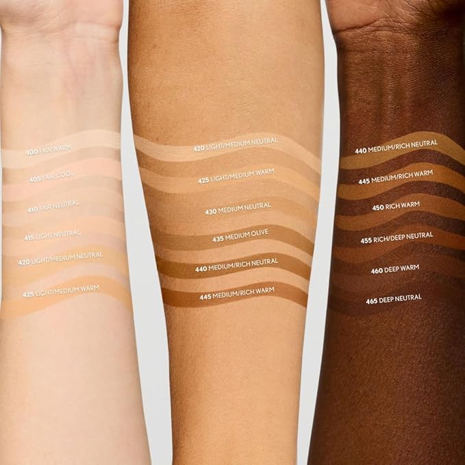 COVERGIRL Clean Fresh Blurring Skin Tint with SPF 30, 460 Deep Warm, Liquid Foundation, Soft Matte Finish, Smooths, Brightens, Blurs Pores, Mineral Sunscreen, Vegan Formula