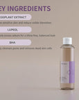 [BONAJOUR] Vegan Eggplant Daily BHA Exfoliant Toner, Salicylic Acid Gentle Exfoliating & for Acne Prone Skin Treatment Toner 7.2 fl. oz