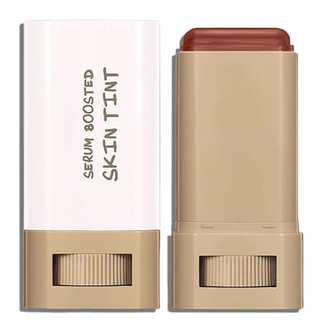 Beauty Balm Serum Boosted Skin Tint, Lightweight Solid Tinted Hydrating Serum Foundation Contour Stick for Women, Sheer to Medium Coverage, Radiant & Dewy Finish for Face Makeup (#02)