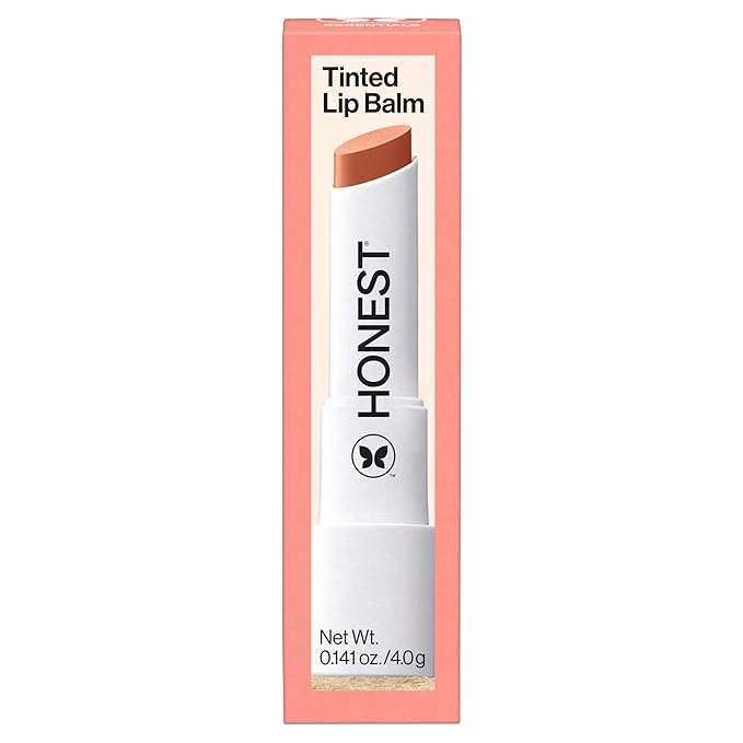 Honest Beauty Moisturizing Vegan Tinted Lip Balm | Antioxidant-rich Acai Extracts + Avocado Oil | Paraben Free + Cruelty Free | Lychee Fruit