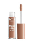 NYX PROFESSIONAL MAKEUP This Is Milky Gloss, Vegan Lip Gloss, 12 Hour Hydration - Cookies & Milk (Cool Beige Nude)