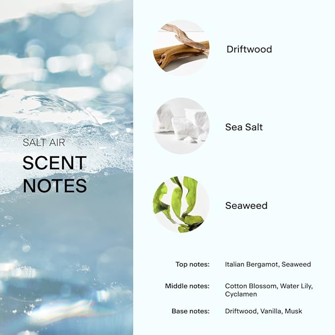 Skylar Salt Air Eau de Parfum - Hypoallergenic & Clean Perfume for Women & Men, Vegan & Safe for Sensitive Skin - Fresh Perfume with Notes of Driftwood, Sea Salt & Seaweed - 50mL /1.7 Fl oz