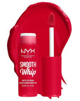 NYX PROFESSIONAL MAKEUP Smooth Whip Matte Lip Cream, Long Lasting, Moisturizing, Vegan Liquid Lipstick - Cherry Crème (Classic Red)