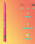 Juvia's Place Coffee Shop Luxe Lip Liner: Sweet Nothing - Colorstay Matte Finish Lip Pencil, Makeup for Natural Long Lasting Beauty and Sensational Wear, Lip Stain Kiss Proof Cometics