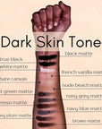 Black Matte Opaque Smokey Eye Onyx Midnight Zero Jet Black Pressed Powder Single Vegan Eyeshadow; Talc, Paraben & Cruelty Free