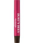 Burt's Bees Shimmer Lip Tint Set, Tinted Lip Balm Stick, Moisturizing for All Day Hydration with Natural Origin Glowy Pigmented Finish & Buildable Color, Rhubarb (4-Pack)