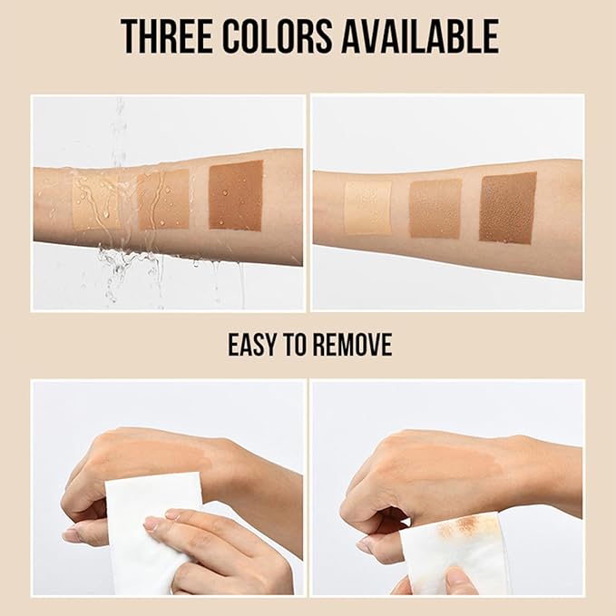 Leg Makeup Waterproof No Transfer,Long Lasting Body Foundation For Tattoo Cover Up Makeup Waterproof, Easy Application, Flawless Looking Legs, For All Skin Types (#02 Light Brown)