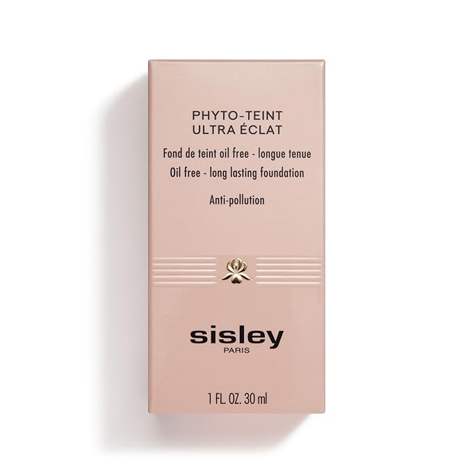 Sisley Paris Phyto-Teint Ultra Eclat, 4C Honey - 30 mL - Radiance-Boosting, Long-Lasting, Anti-Pollution Oil-Free Foundation - Blendable & Buildable - Non-Comedogenic