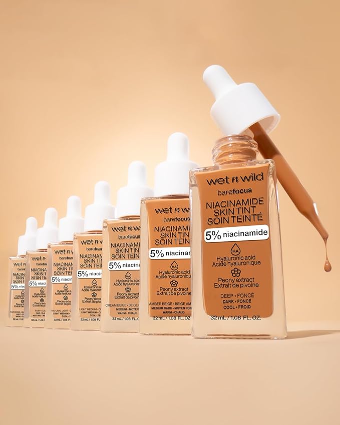 wet n wild Bare Focus Skin Tint, 5% Amber Beige