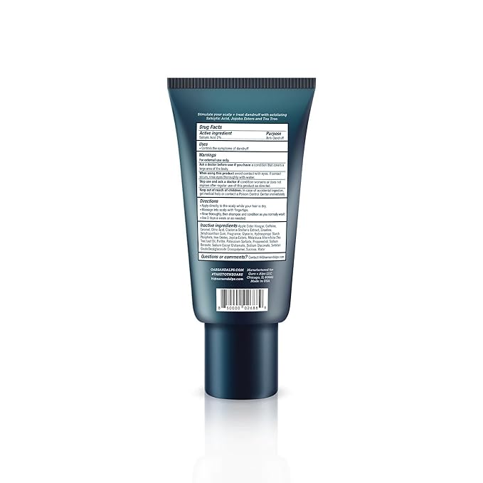 Oars + Alps Purifying Scalp Scrub and Anti-Dandruff Exfoliator, Made with Exfoliating Ingredients to Refresh Skin, Alpine Tea Tree Scent, 3.75 Fl Oz