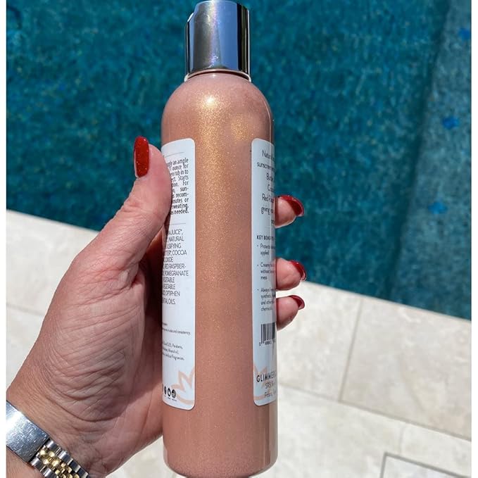 Glimmer Goddess Glow Organic Shimmer Sunscreen