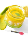 Lip Mask, Hydrating Overnight Lip Sleeping Mask, Lip Moisturizer for Dry Cracked Lips Care, Dual-Color Korean Lips Balm for Nourishing and Softening Lips, Minimizes Fine Lines - Lemon Mint